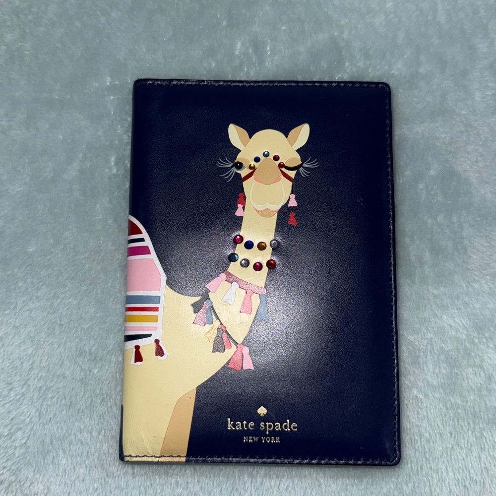 kate spade New York Spice Things Up Camel passport case. - Picture 3 of 13
